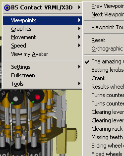 the Viewpoints in the context menu