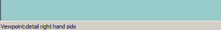 the current viewpoint is displayed on the status bar