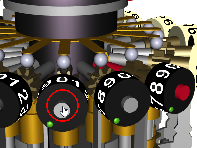 Carriage rotation with Cover Removed
